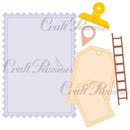 Blank tag with a yellow clip on a white background with 'Craft Passion' branding.