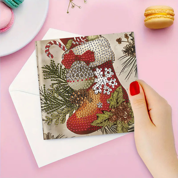 Poppy Crafts Diamond Art Greeting Card Kit