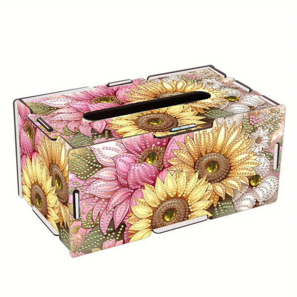Poppy Crafts Diamond Art Tissue Box
