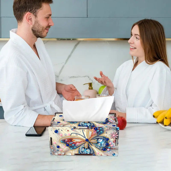 Poppy Crafts Diamond Art Tissue Box