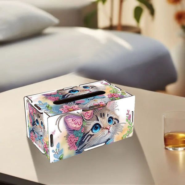 Poppy Crafts Diamond Art Tissue Box