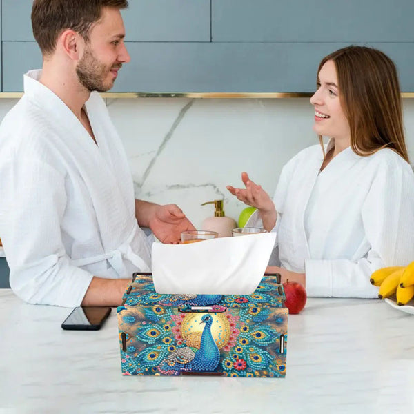 Poppy Crafts Diamond Art Tissue Box