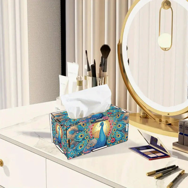Poppy Crafts Diamond Art Tissue Box