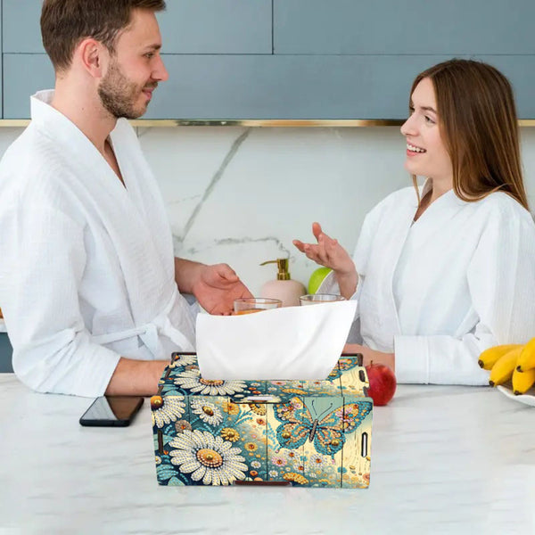 Poppy Crafts Diamond Art Tissue Box