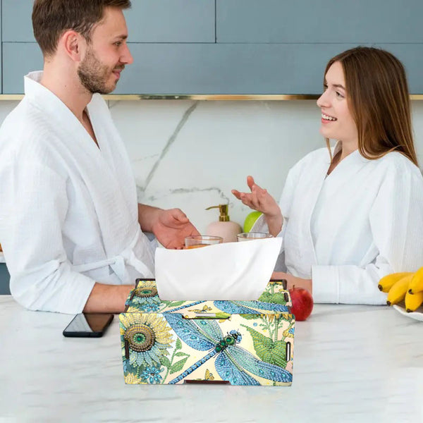 Poppy Crafts Diamond Art Tissue Box