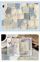 Poppy Crafts Embossed Scrap Paper Pack - Clear Sky, Light Wind