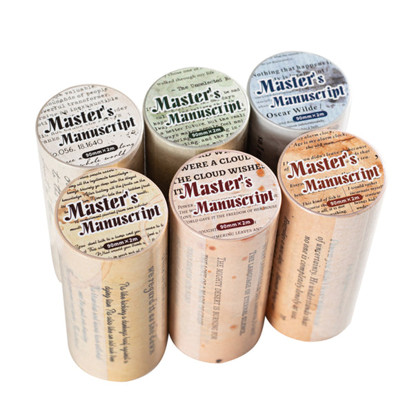 Poppy Crafts Master’s Manuscript Washi Tape Roll - Notre-Dame de Paris
