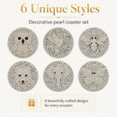 Poppy Crafts Pearl Art Coaster Kit