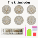 Poppy Crafts Pearl Art Coaster Kit