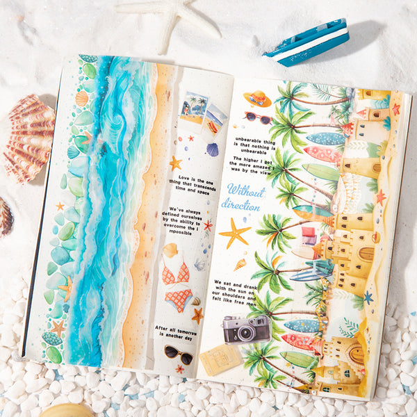Poppy Crafts Seaside In Midsummer PET Sticker Roll 2/Pkg - Beach Party