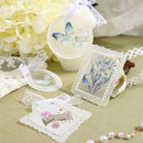 Poppy Craft Lace Frames Vellum Paper Stickers - Downy Mist