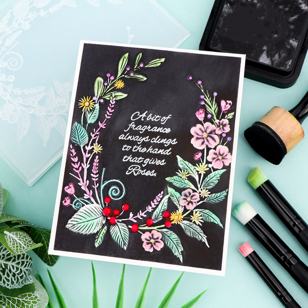 Poppy Crafts 3D Embossing Folder