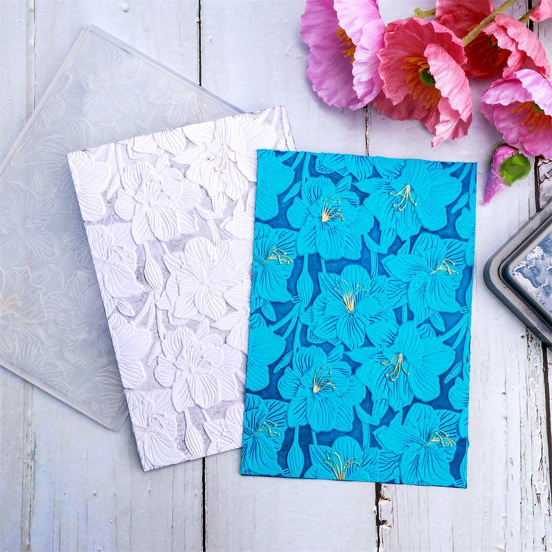 Poppy Crafts 3D Embossing Folder #226 - Floral Foliage – CraftOnline