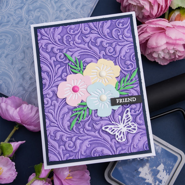 Poppy Crafts 3D Embossing Folder