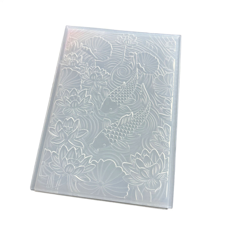Poppy Crafts 3D Embossing Folder #306 Koi Serenity | CraftOnline