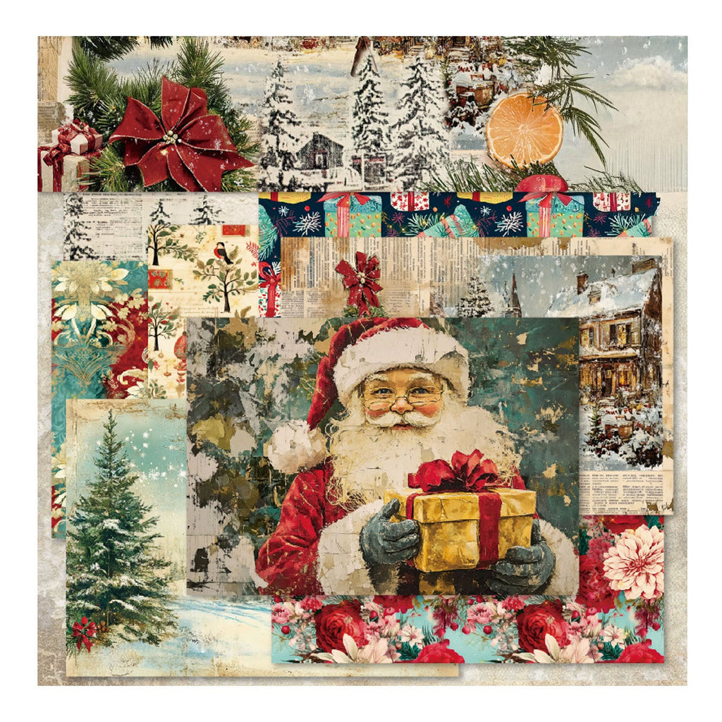 Poppy Crafts A5 Paper Pack #146 - Vintage Noël | Christmas Scrapbooking ...