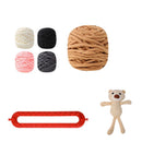 Poppy Crafts Chenille Scarf Weaving Kit - Beige
