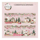 Poppy Crafts Christmas Day PET Sticker Roll - Christmas Dinner
