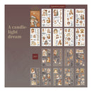 Poppy Crafts Christmas PET + Washi Paper Sticker Book - Candle Light Dream