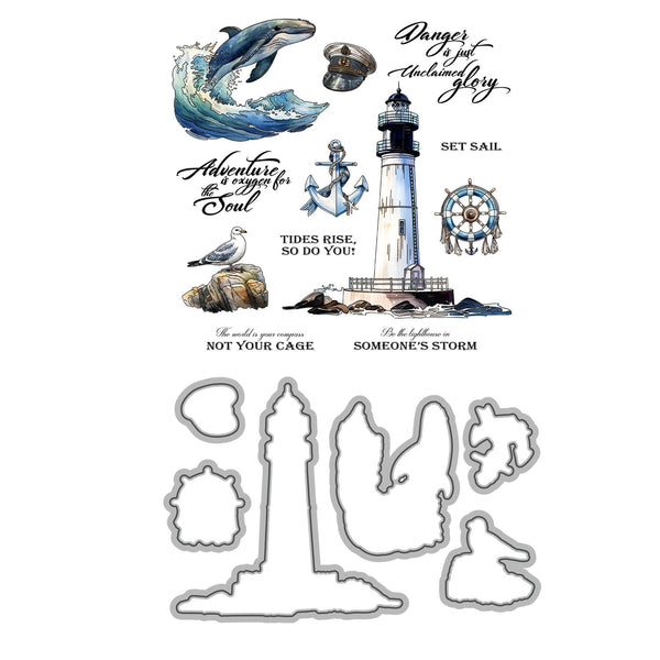 Poppy Crafts Cutting Dies & Stamp Set