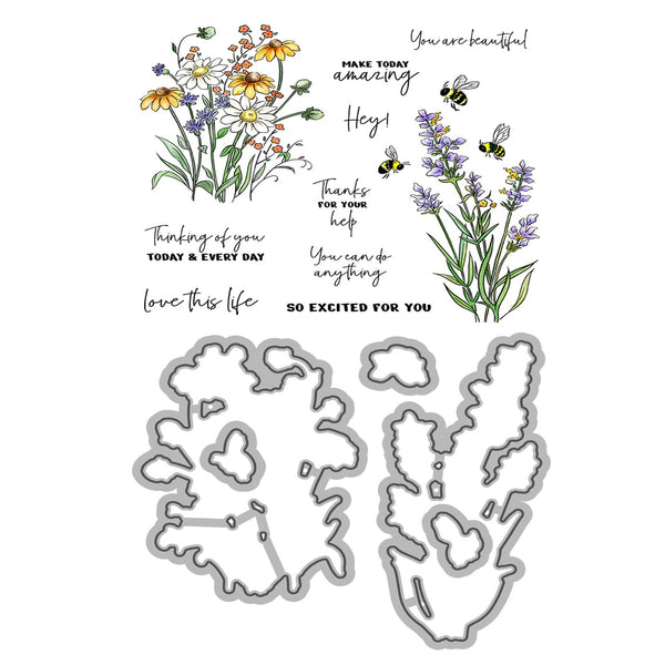 Poppy Crafts Cutting Dies & Stamp Set