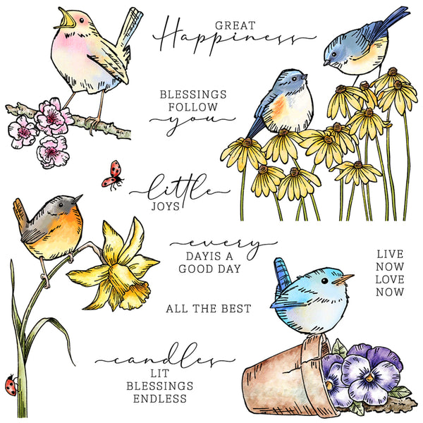Poppy Crafts Cutting Dies & Stamp Set