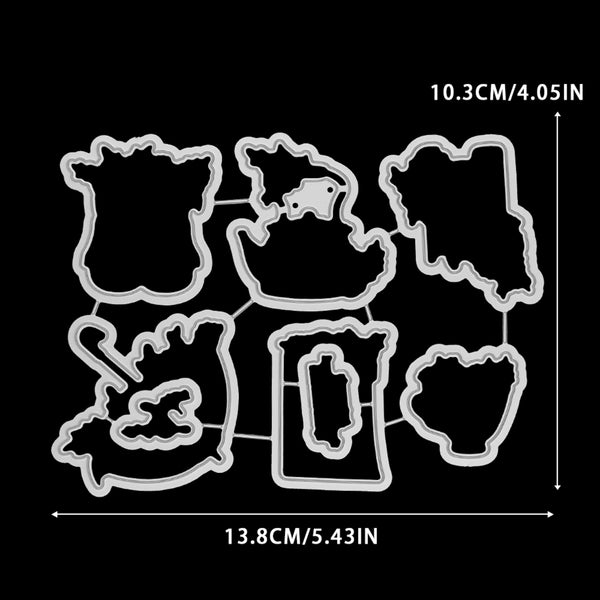 Poppy Crafts Cutting Dies & Stamp Set