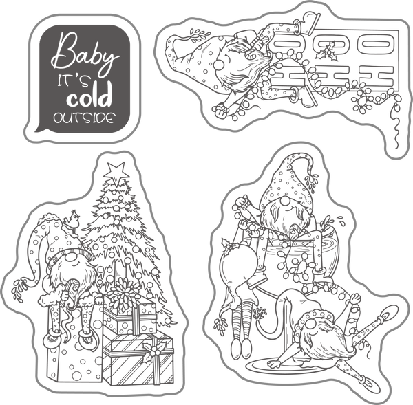Poppy Crafts Cutting Dies & Stamp Set