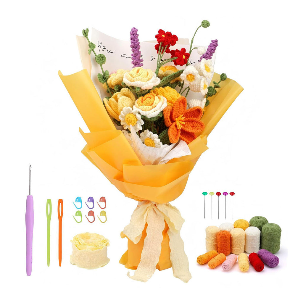 Poppy Crafts Crochet Flower Bouquet Kits – CraftOnline