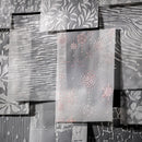 Poppy Crafts Embossed White Printed Vellum Paper - The Secret Realm of Leaf Veins