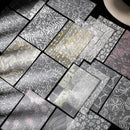 Poppy Crafts Embossed White Printed Vellum Paper - The Secret Realm of Leaf Veins