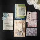 Poppy Crafts Embossed White Printed Vellum Paper - The Secret Realm of Leaf Veins