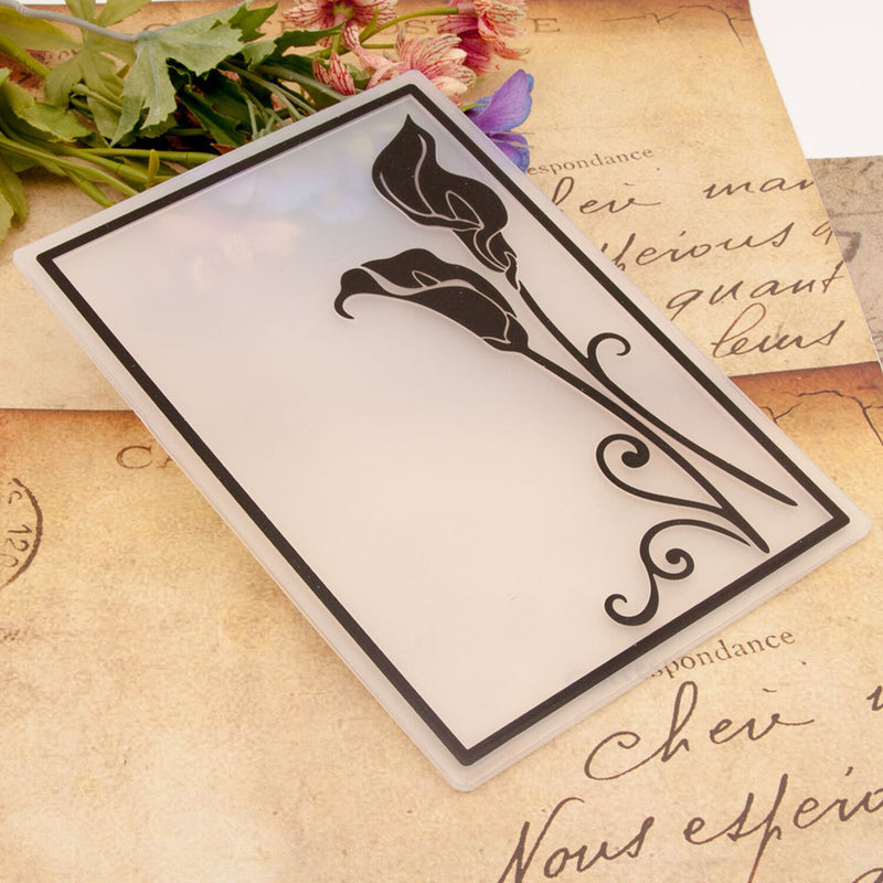 Poppy Crafts Lily Frame Embossing Folder | CraftOnline