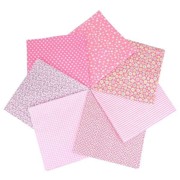Poppy Crafts Fabric Fat Quarter Bundle - Pink