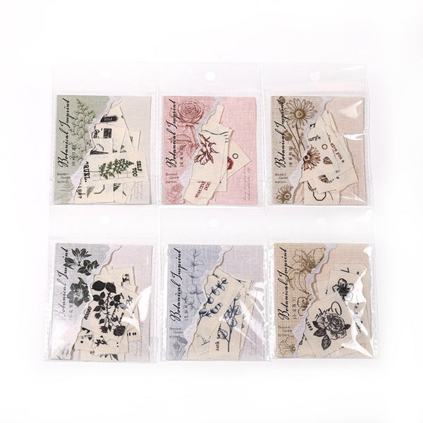 Poppy Crafts Fabric Tag - Eaculyptus Leaf
