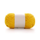 Poppy Crafts Fine Chenille Yarn 50g - Lemon Yellow