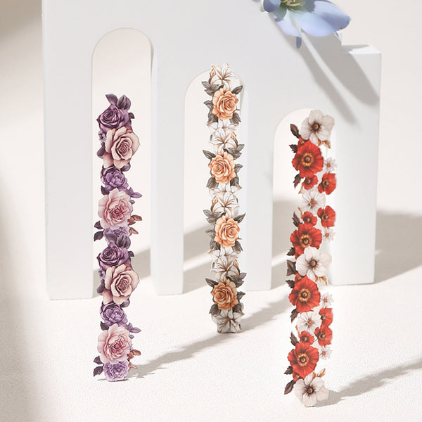 Poppy Crafts Flower Stickers - Rose Story