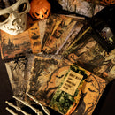 Poppy Crafts Halloween Double-Sided Paper - Black Cat Prophecy