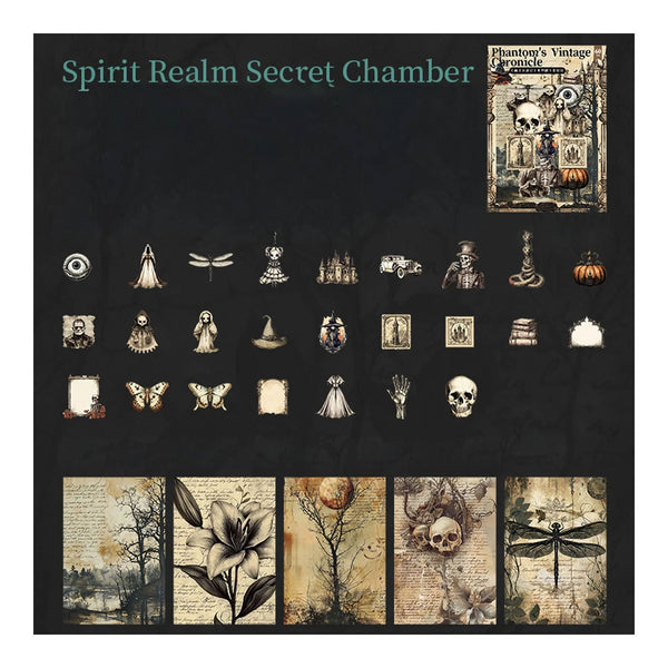 Poppy Crafts Halloween Writing Paper & Sticker - Spirit Realm Secret Chamber
