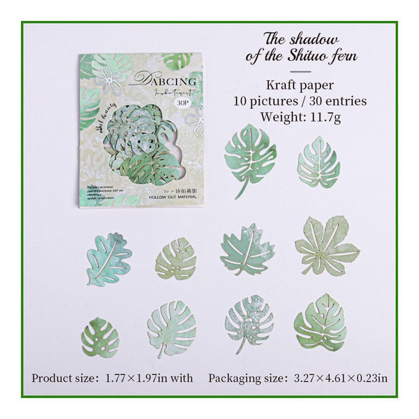 Poppy Crafts Hollow Cut Kraft Paper - The Shadow of the Ferns