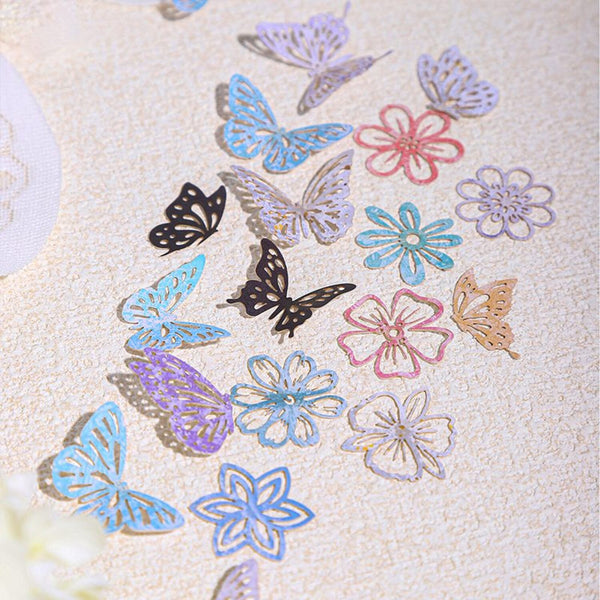 Poppy Crafts Hollow Cut Kraft Paper - Snowflakes Melt