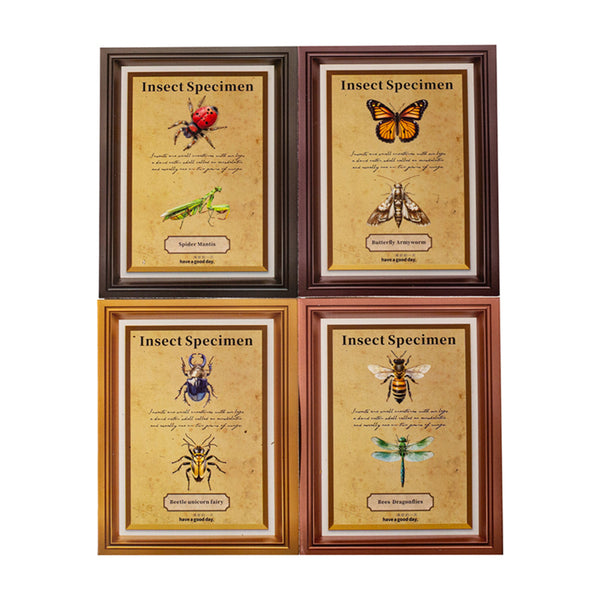 Poppy Crafts Insect Specimens PET Stickers - Spider & Mantis