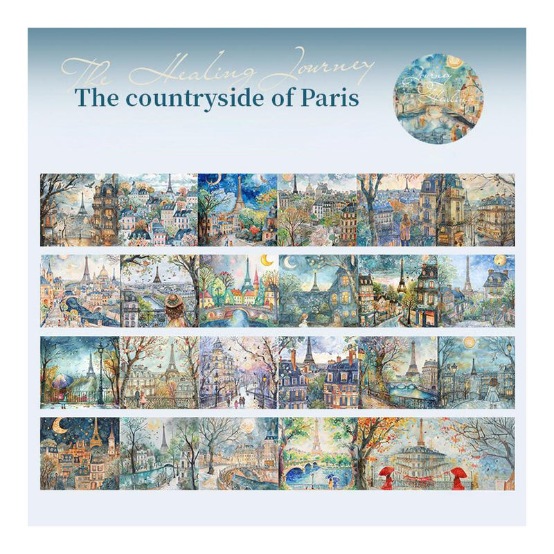Poppy Crafts Journey of Healing Washi Tape - The Countryside of Paris