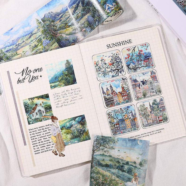 Poppy Crafts Journey of Healing Washi Tape - Starry Night Dream Island