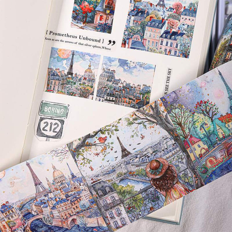 Poppy Crafts Journey of Healing Washi Tape - Scorching Sun Dunes