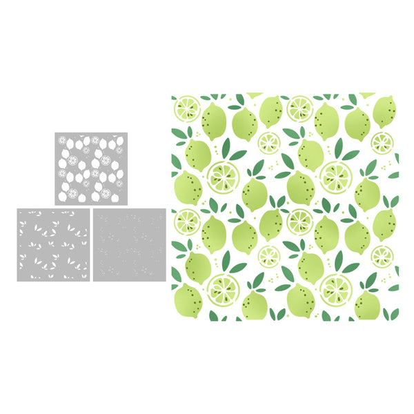 Poppy Crafts Layering Stencil Kit