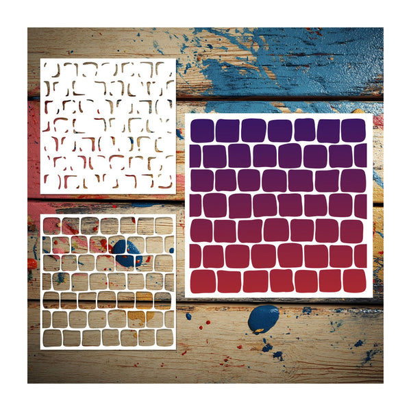 Poppy Crafts Layering Stencil Kit