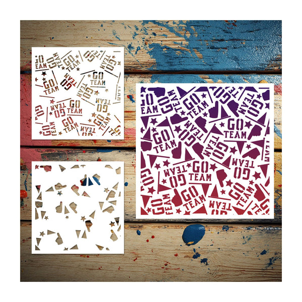 Poppy Crafts Layering Stencil Kit