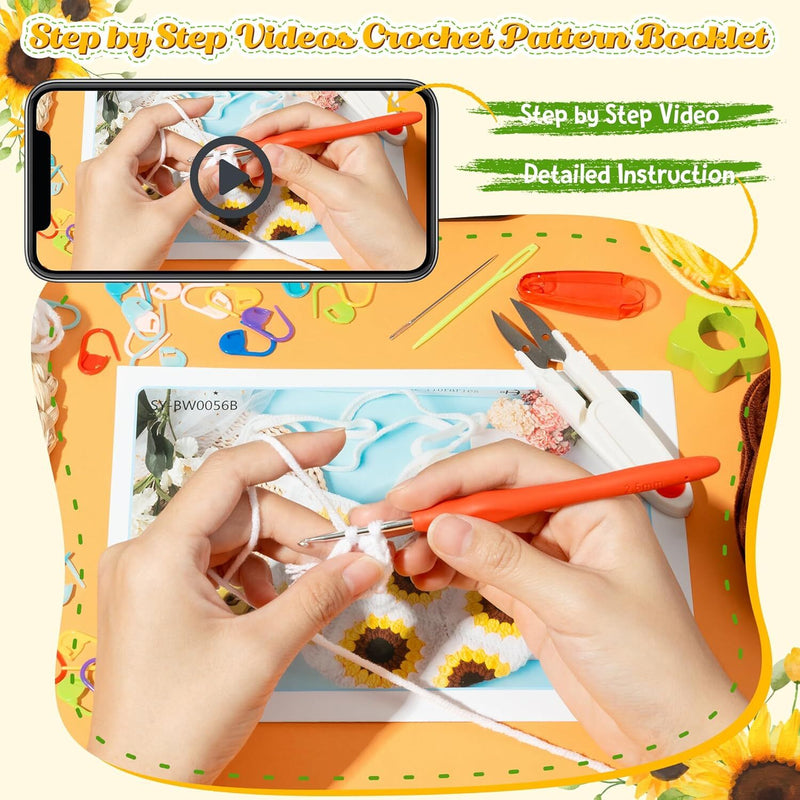 Poppy Crafts Learn to Crochet Kit