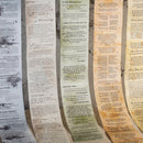 Poppy Crafts Master’s Manuscript Washi Tape Roll - Pushkin’s Quotes